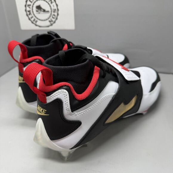 Nike Diamond Turf 93 TD Cleats 49ers Deion Sanders HF5298-100 Men Size 11.5 NEW